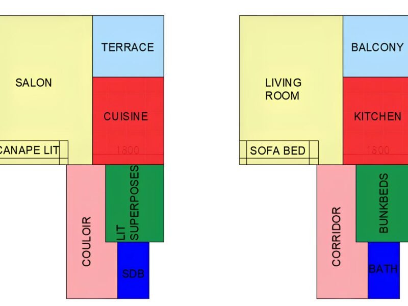Studio 550€CC bail étudiant Pornichet