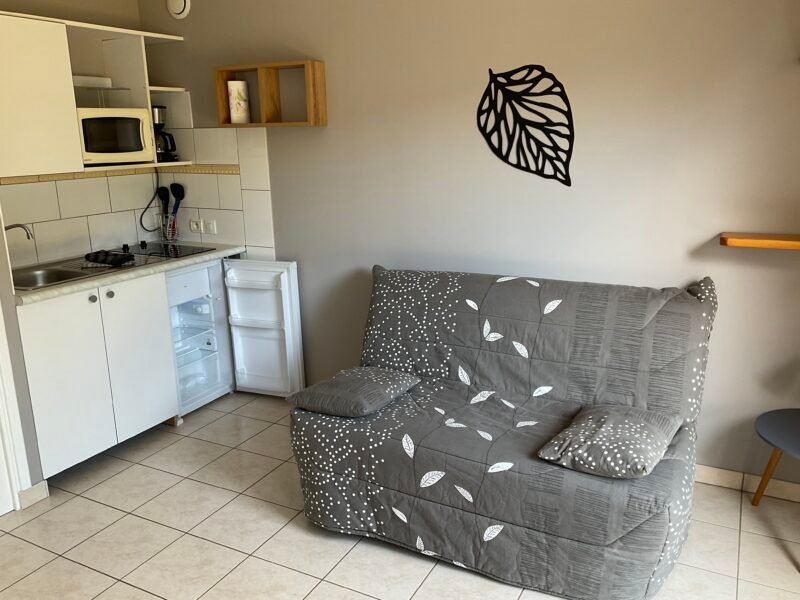 Studio 20m², 340€CC, à Pornichet, Bail étudiant