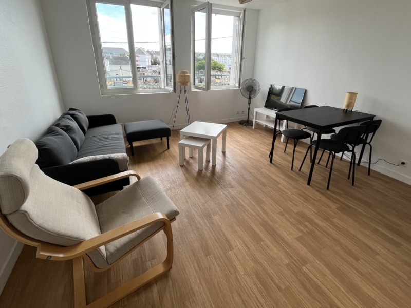 Appartement T3 meublé 54 m² – Centre-ville Saint-Nazaire